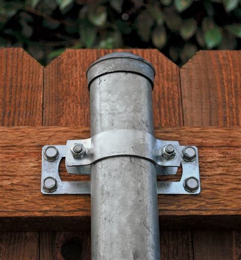 metal fence post brackets